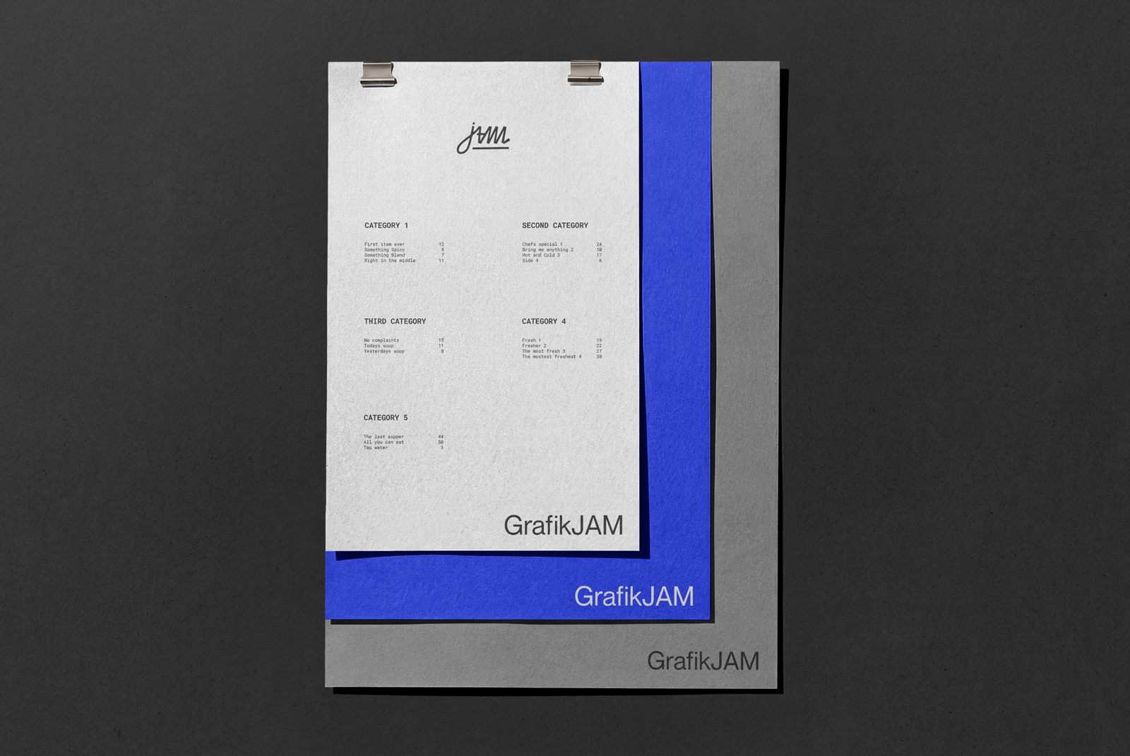 Paper Menu 01JAM